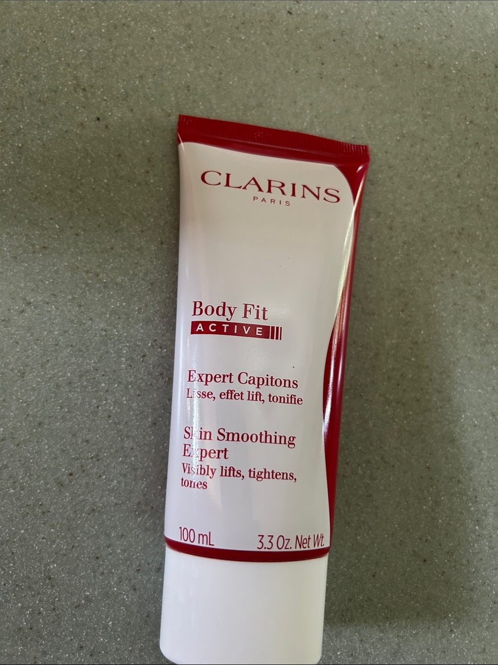 Clarins Body Fit Active Skin Smoothing Expert - White & Red Tube